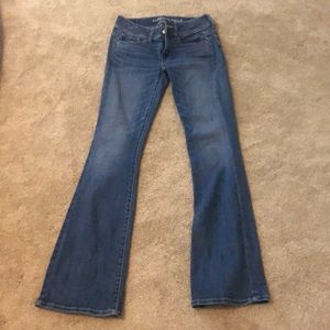 American Eagle light wash jeans